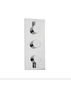 LIVORNO 3 WAY THERMOSTATIC SHOWER VALVE CHROME