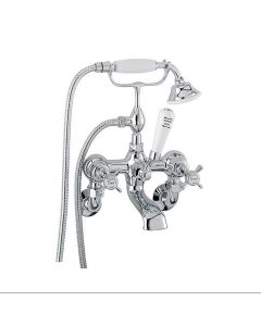CHURCHMAN WALL MOUNTED BATH SHOWER & KIT CHROME