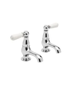 KENSINGTON LEVER BATH TAPS CHROME 