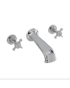 CHURCHMAN WALL MOUNTED 3 HOLE BATH FILLER CHROME