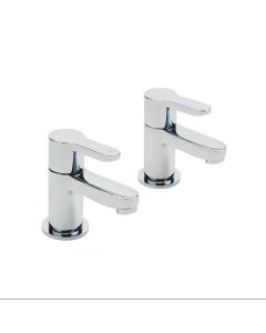PLAZA BATH TAPS CHROME
