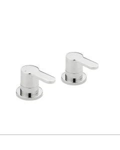 PLAZA 3/4 DECK MOUNTED SIDE VALVES CHROME
