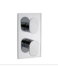 PLAZA CONCEALED THERMOSTATIC SHOWER VALVE CHROME