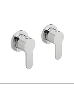 PLAZA WALL MOUNTED SIDE VALVES CHROME