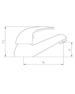 PRESTIGE BATH TAPS CHROME