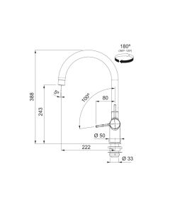 Franke Maris Water Hub 3-in-1 Electronic Kettle Tap (4L) Copper