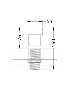 Acquapuro Thermostatic Control Valve Brushed Steel