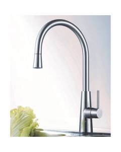 Titania Single Lever Monobloc Mixer With Swivel Spout