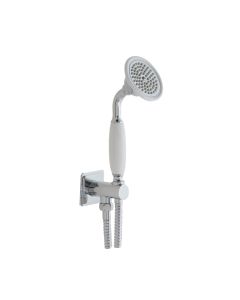 Grosvenor Wall Outlet Handset Shower Kit Chrome