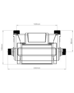 Turboboost Mk2 1.5 bar shower pump
