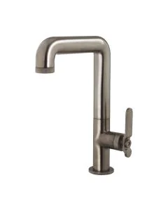 Crosswater Union Tall Mono Basin Mixer Black Chrome