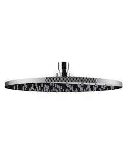 Crosswater Union 250mm Shower Head Brushed Black Chrome Finish UB250B