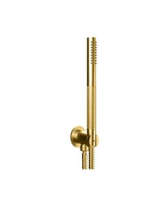 Crosswater Union Wall Outlet and Handset Brushed Brass Finish UB963U