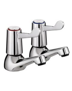 Bristan Value Lever Basin Taps 3" Levers