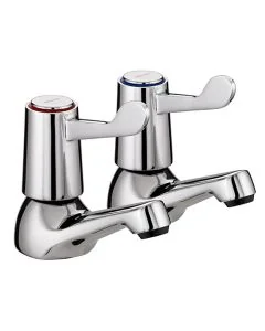 Bristan Value Lever Basin Taps 3" Levers