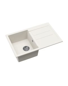Vesta Compact Small Bowl and Drainer Blizzard