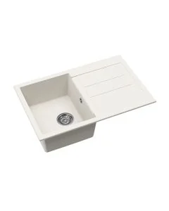 Vesta Compact Small Bowl and Drainer Blizzard