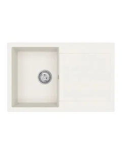 Vesta Compact Small Bowl and Drainer Blizzard