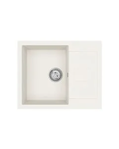 Vesta Compact Small Bowl and Smaller Drainer Blizzard