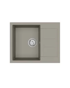 Vesta Compact Small Bowl and Smaller Drainer Fossil