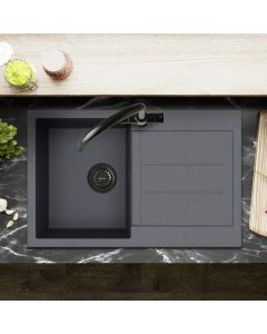 Vesta Compact Small Bowl and Drainer Slate