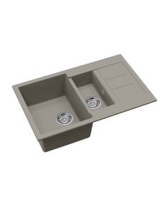 Vesta Compact 1.5 Bowl and Drainer Fossil