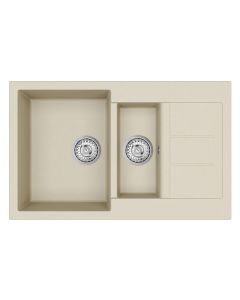 Vesta Compact 1.5 Bowl and Drainer Nude