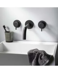 VOS Wall Mounted Valves Matt Black