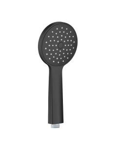 VOS Round Shower Handset Matt Black