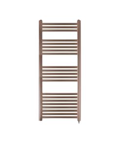 VOS 1200x500 Electric Towel Rail Brushed Bronze