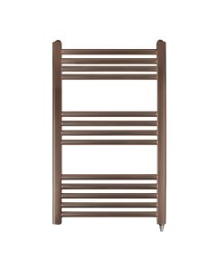 VOS 800x400 Electric Towel Rail Brushed Bronze