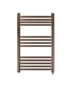 VOS 800x400 Electric Towel Rail Brushed Bronze