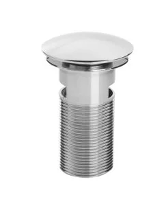 Round Clicker Basin Waste Slotted Chrome