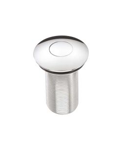 Round Push Button Basin Waste Unslotted