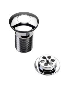 Bristan Push Button Bath Waste Slotted