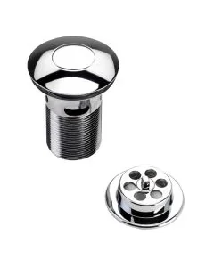 Bristan Push Button Bath Waste Slotted
