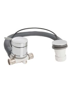 Bristan Slotted Bath Filler with Clicker waste