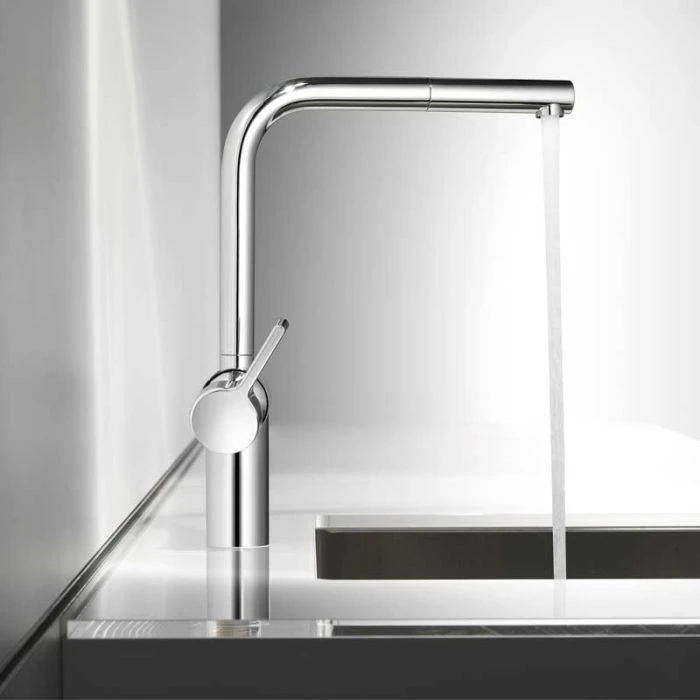 Livello Sink Mixer with Pull Out Spout Chrome