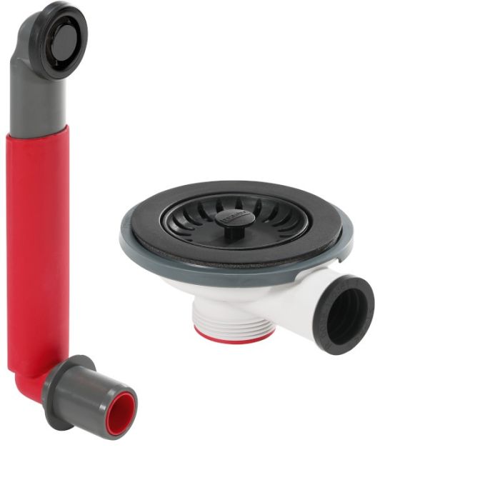 Franke Manual Waste Kit Set 1 Bowl Matt Black