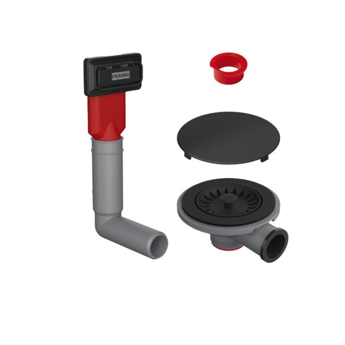 Franke Manual Waste Kit Set 1 Bowl HOF rect Matt Black