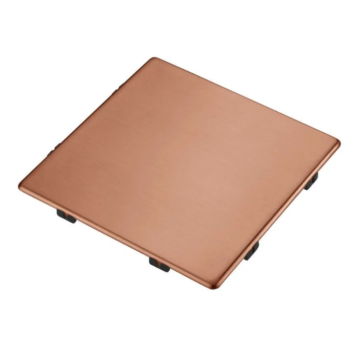 Franke Kubus Square Draincover Copper