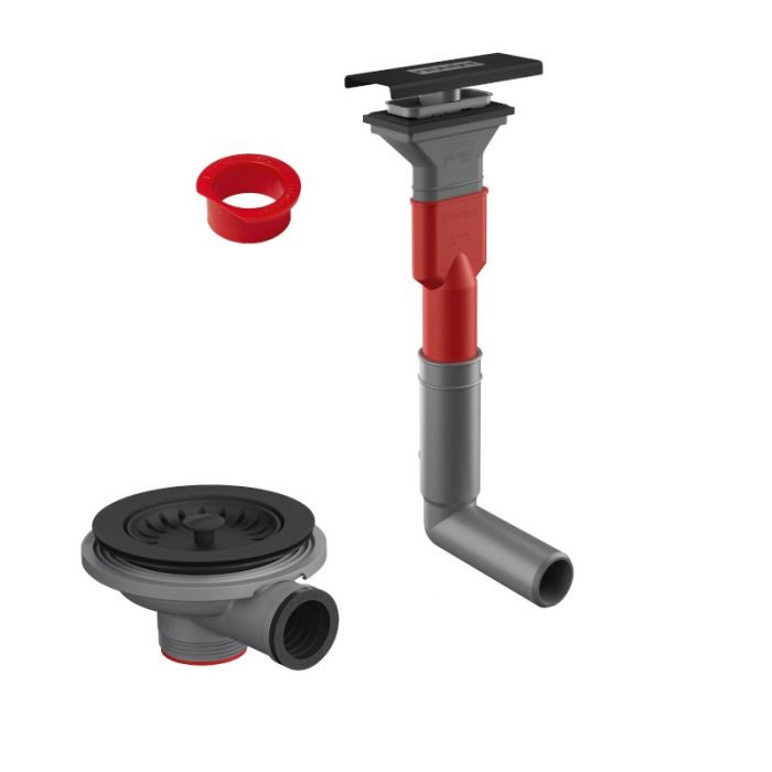 Franke Colourline Centro CNG Waste Set Matt Black