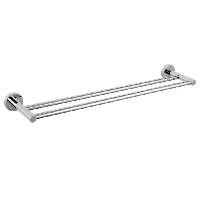 Florence Double Towel Rail Chrome