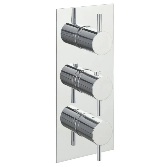 Florence Vertical 2-Way Thermostatic Shower Chrome
