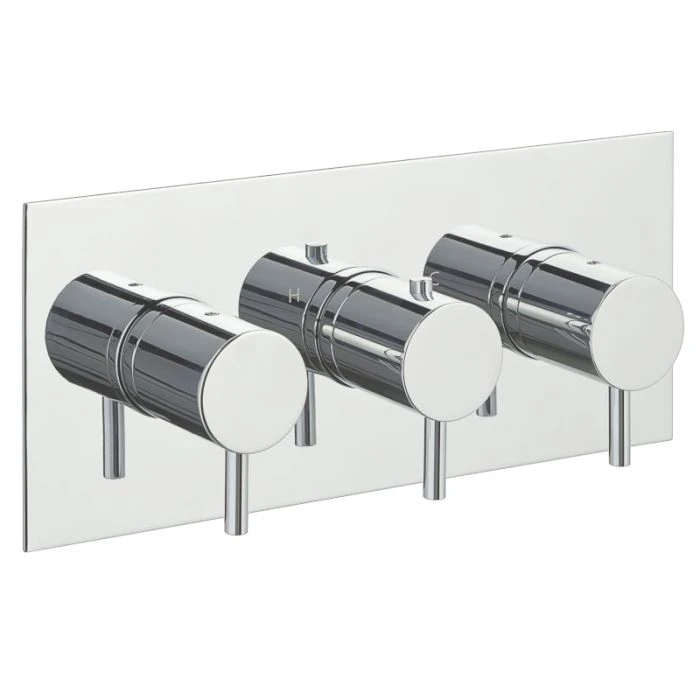 Florence Horizontal 2-Way Thermostatic Shower Chrome
