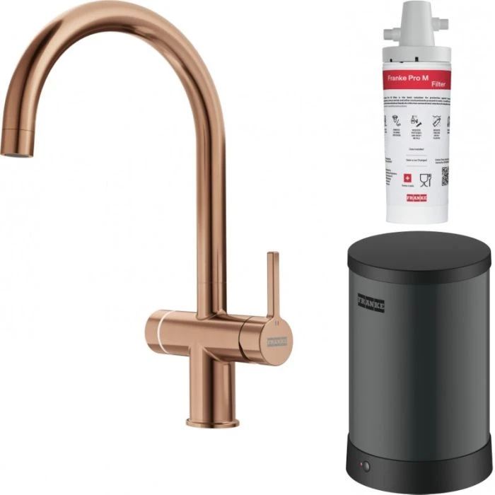 Franke Maris Water Hub 3-in-1 Electronic Kettle Tap (4L) Copper