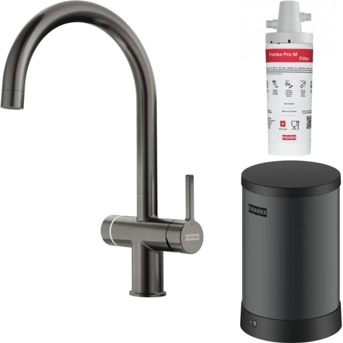 Franke Maris Water Hub 4-in-1 Electronic Filter Tap (4L) Anthracite