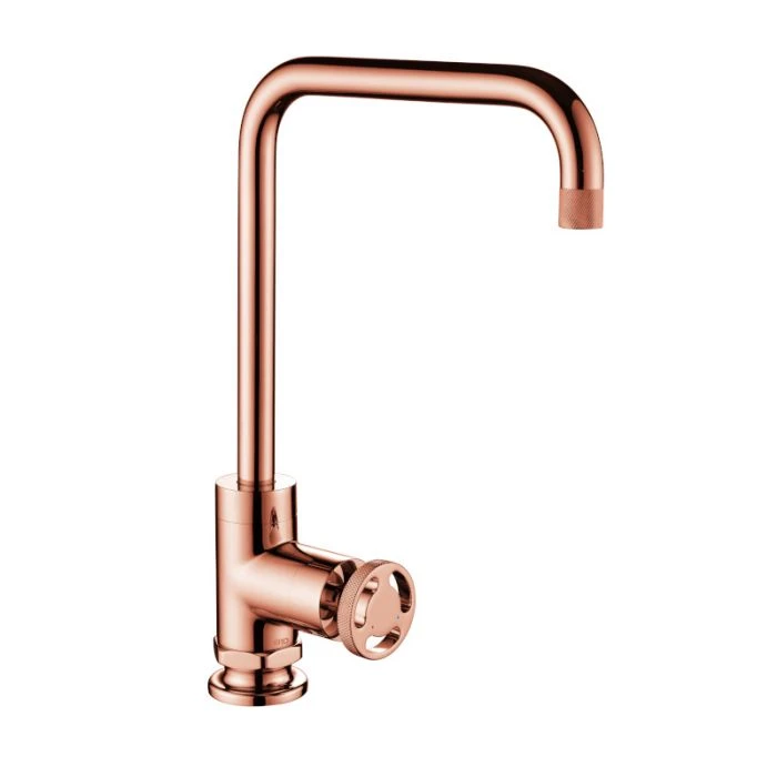 Henry Holt Industrial Single Lever Sink Mixer Copper