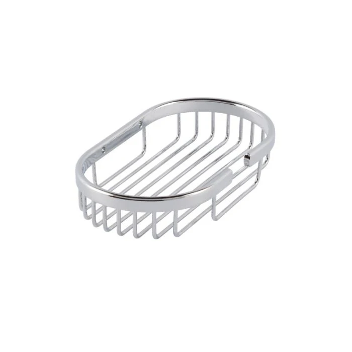 Florence Round Shelf Basket Chrome