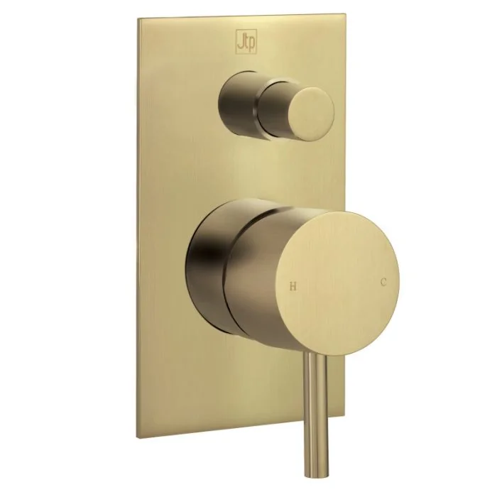 VOS Single Lever Diverter Valve Brushed Brass